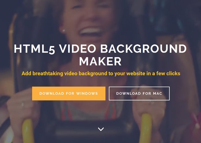 Create stunning websites with Video background HTML 5 Download now for free