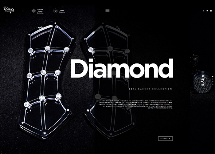 VITY'S DESIGN award-winning website design screenshot 1