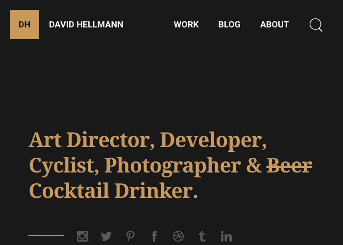 David Hellmann — Designer & Developer