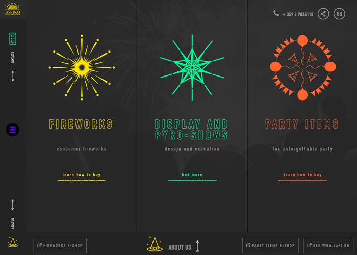 Assiko award-winning website design screenshot 1
