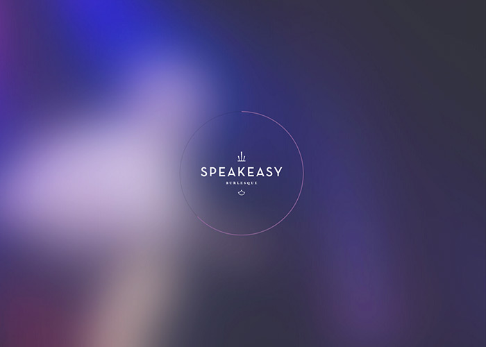 Speakeasy Burlesque award-winning website design screenshot 1