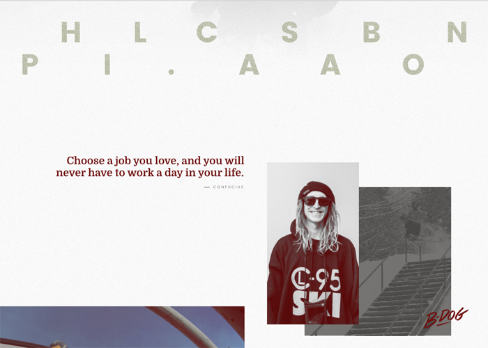 Phil. Casabon award-winning website design screenshot 1
