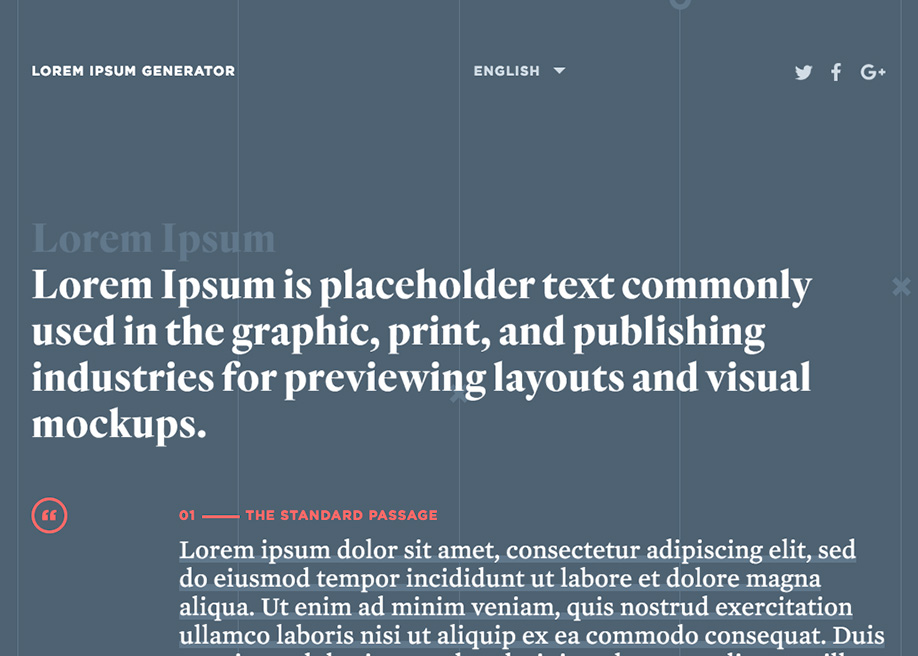 ipsum lorem generator