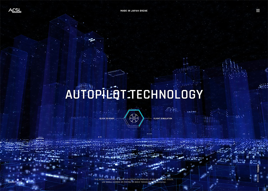 ACSL award-winning website design screenshot 1