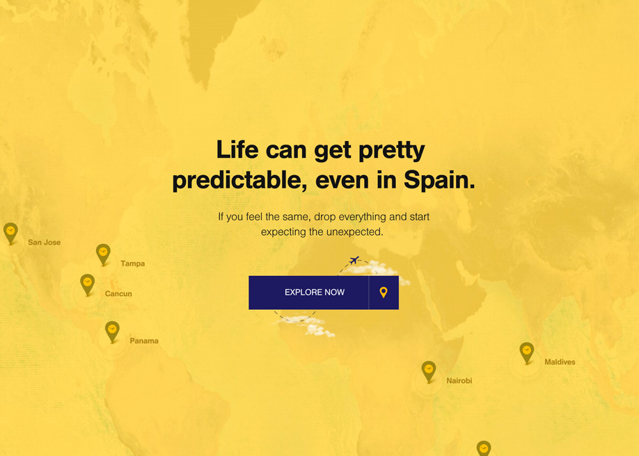 Lufthansa Dreamscapes award-winning website design screenshot 1