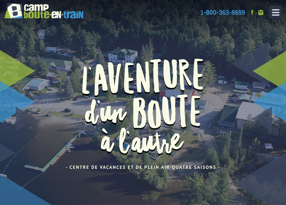 Camp Boute-en-Train - Awwwards Nominee