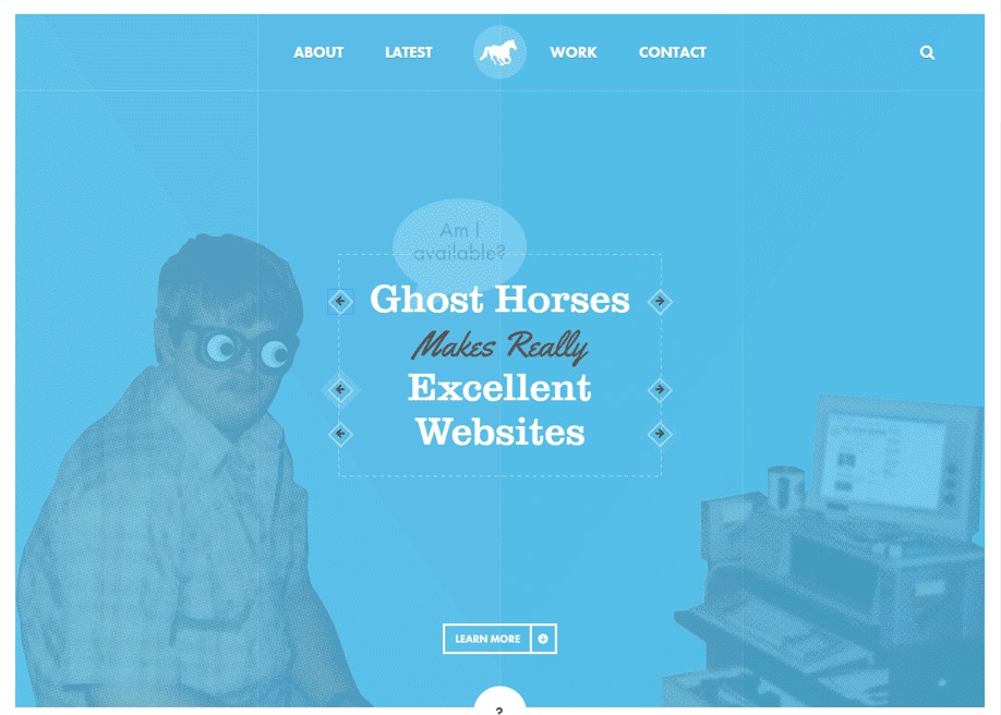 Ghost Horses Website Design