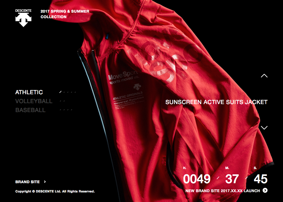 DESCENTE 2017SS COLLECTION