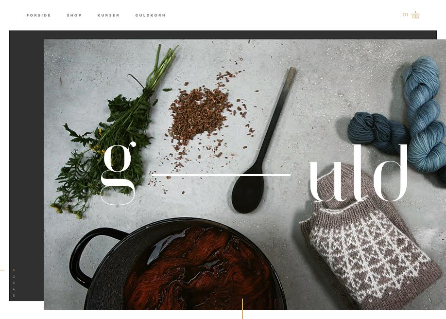 G-uld award-winning website design screenshot 1