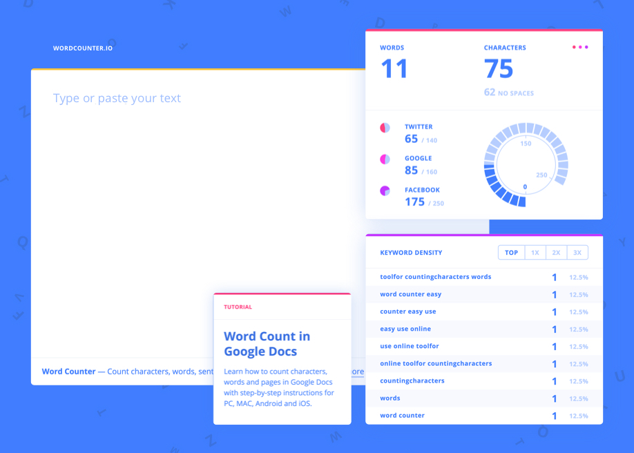word counter for websites