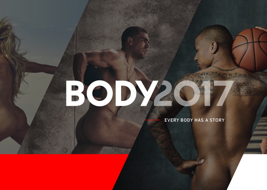 ESPN The Body Issue 2017 award-winning website design screenshot 1