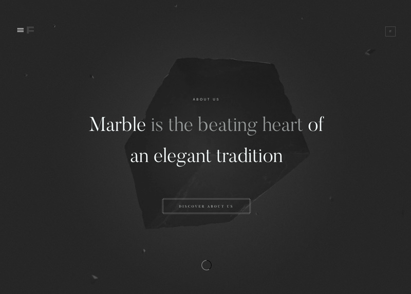 Formigari award-winning website design screenshot 1
