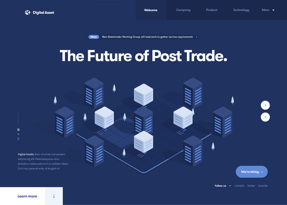 Corporate website