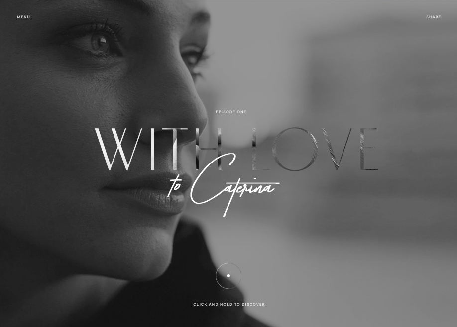 Piero Milano award-winning website design screenshot 1