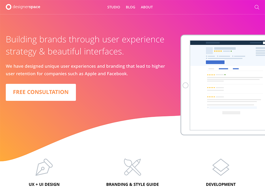 Designerspace Awwwards Nominee