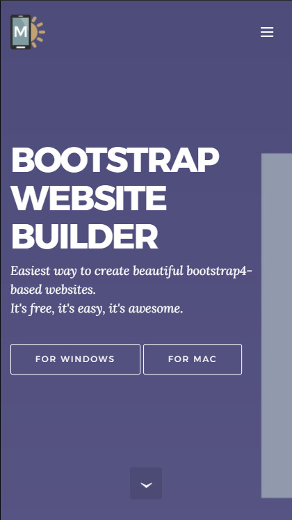 bootstrap builder with pop up window