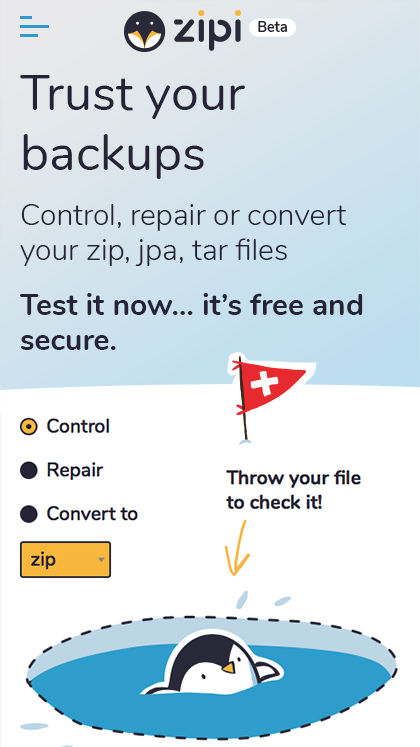 Zipi Tools, trust your backups