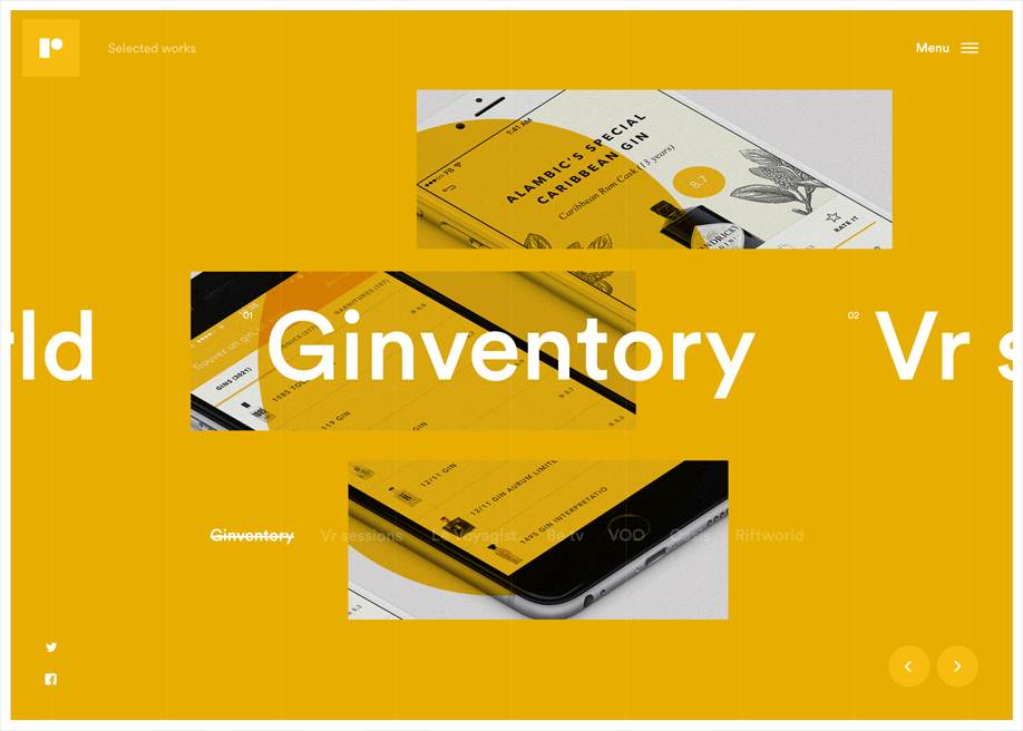 Reed.be award-winning website design screenshot 1