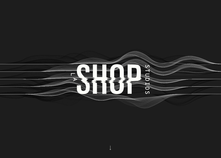 La Shop Studios award-winning website design screenshot 1