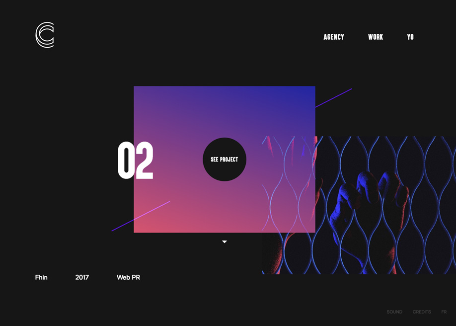 Contemple award-winning website design screenshot 1