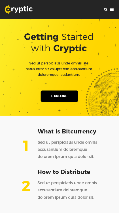 Cryptic - Cryptocurrency