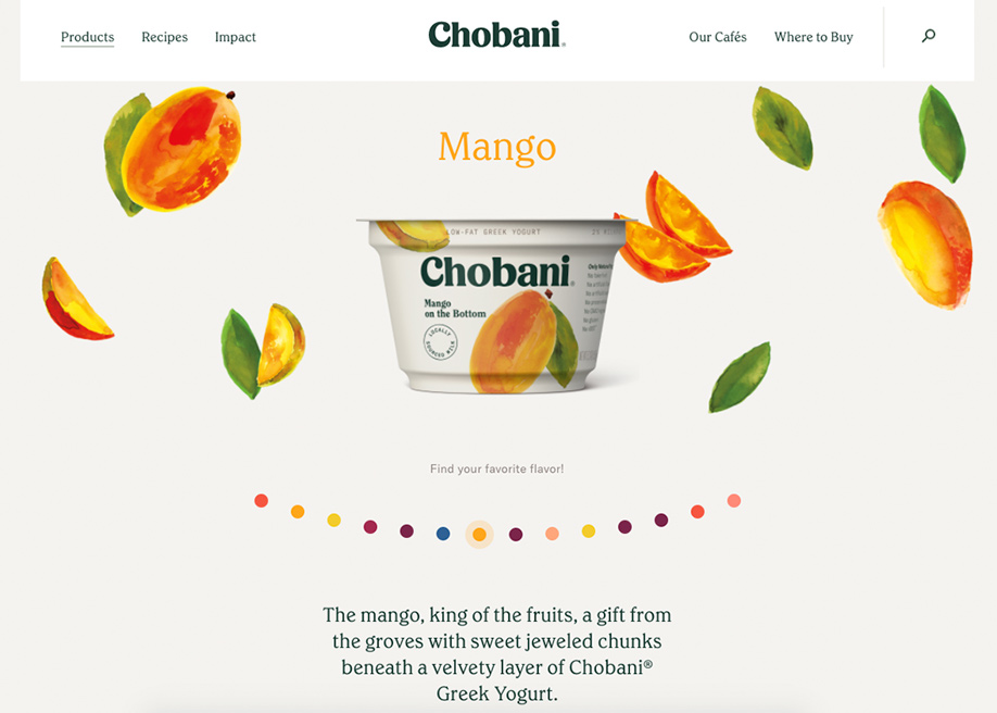 Chobani.com - Awwwards SOTD