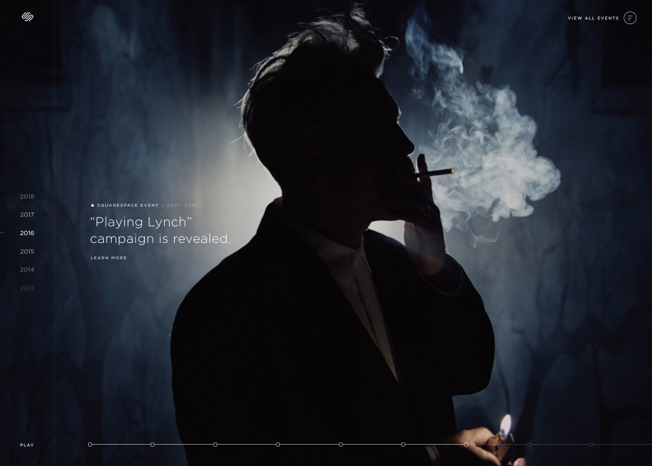 Squarespace Timeline