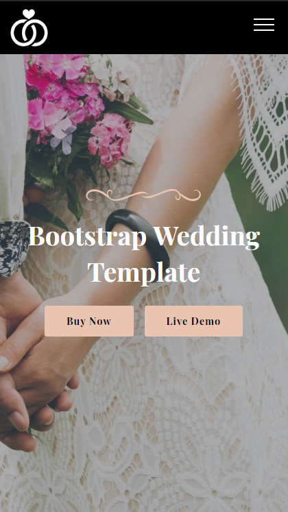 Bootstrap Wedding Template