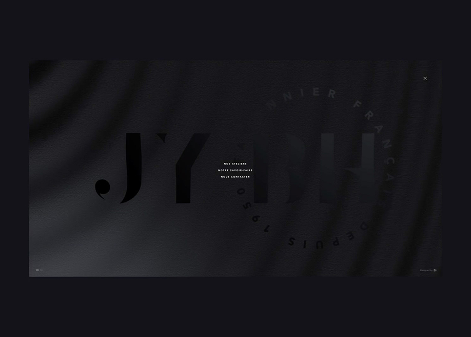 JY BH award-winning website design screenshot 1