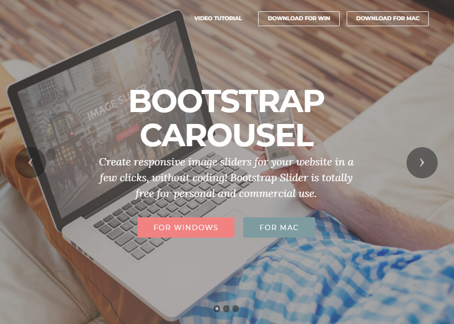 Bootstrap Carousel - Awwwards Nominee