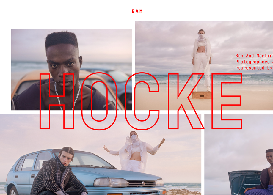 BAM Photographers & Directors award-winning website design screenshot 1
