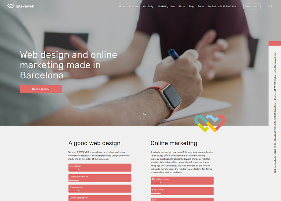 La Teva Web, web design agency 