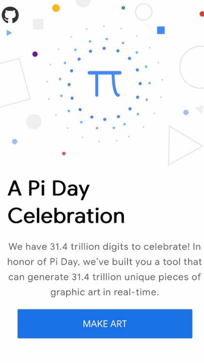 A Pi Day Celebration
