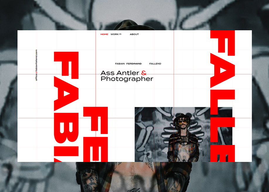 Fabian Ferdinand Fallend award-winning website design screenshot 1