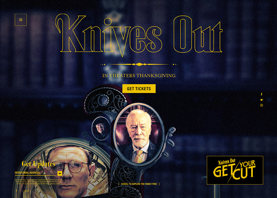 Knives Out Website