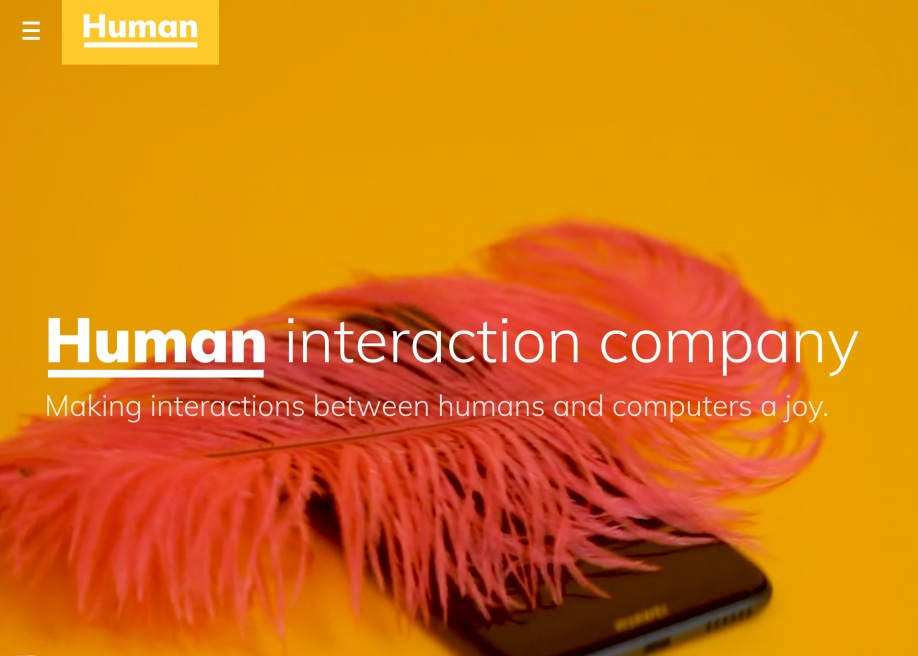 Human interaction company - Awwwards Nominee