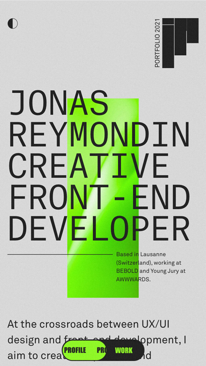 Jonas Reymondin - Portfolio'21