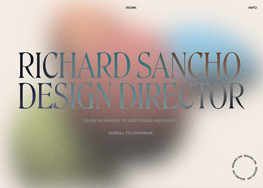 Richard Sancho: Portfolio 2021