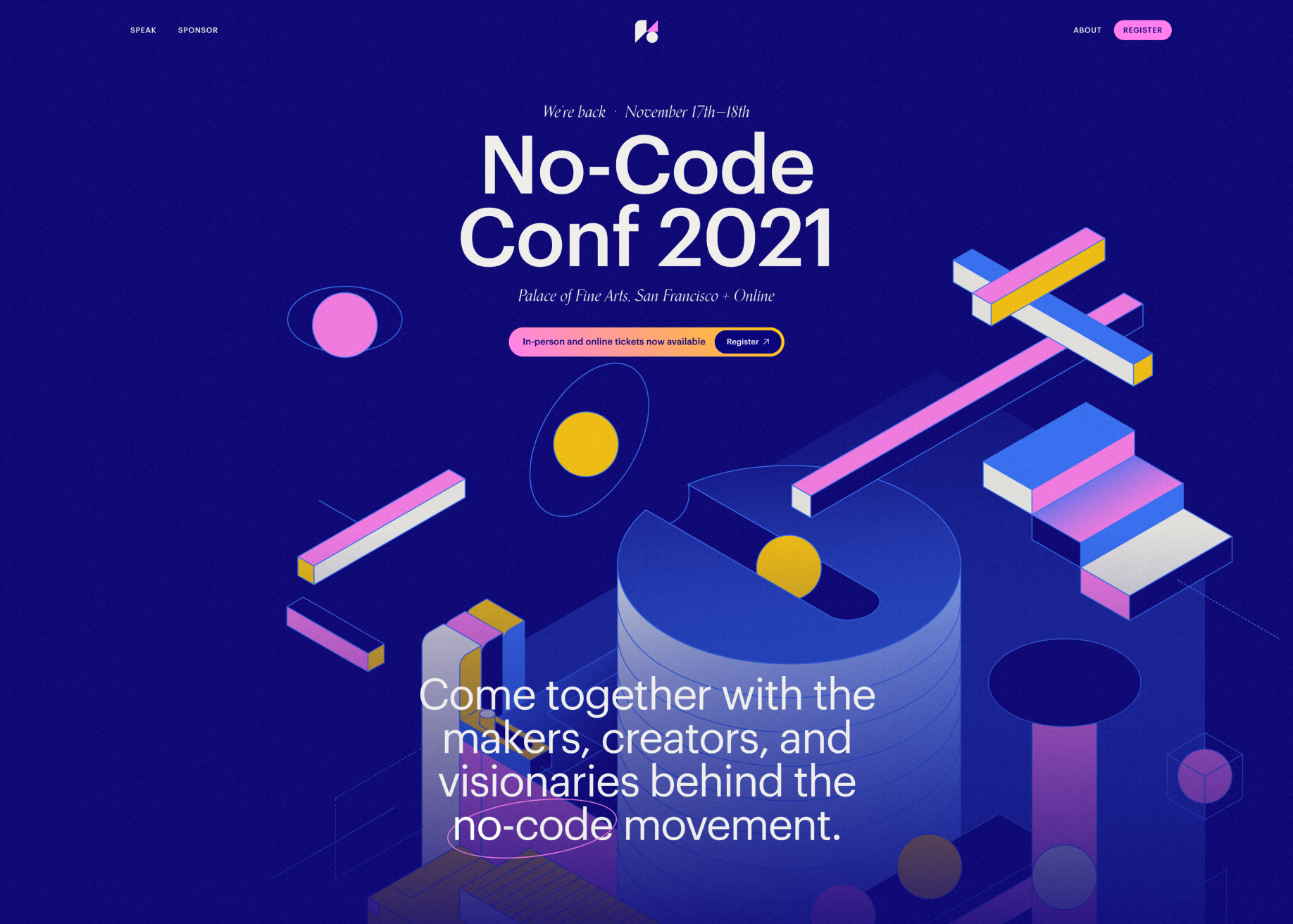 The shift to make No-Code Conf 2021 an online-only event