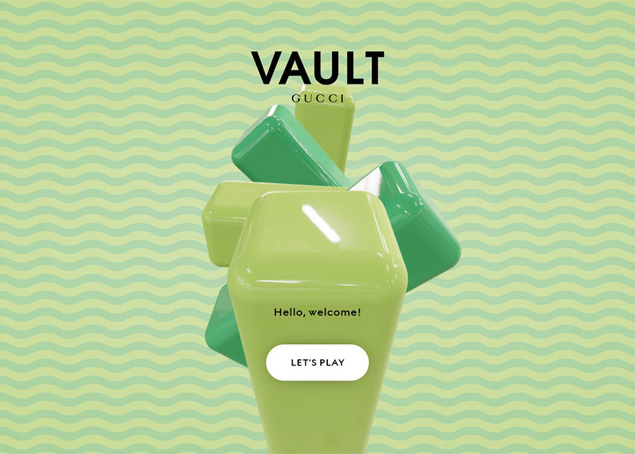 GUCCI Vault - Pick n Twist - Awwwards Honorable Mention