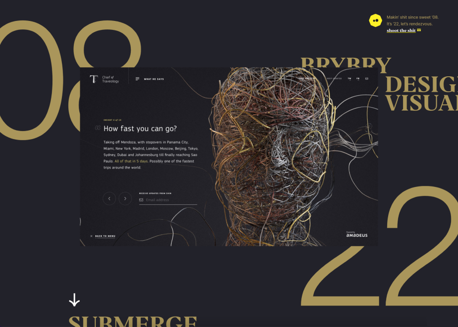 Visuals – BryBry award-winning website design screenshot 1