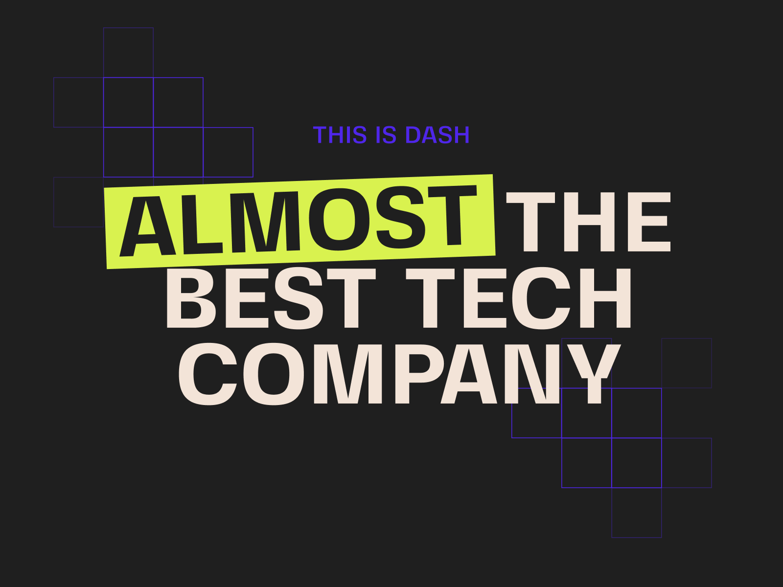 DASH award-winning website design screenshot 1