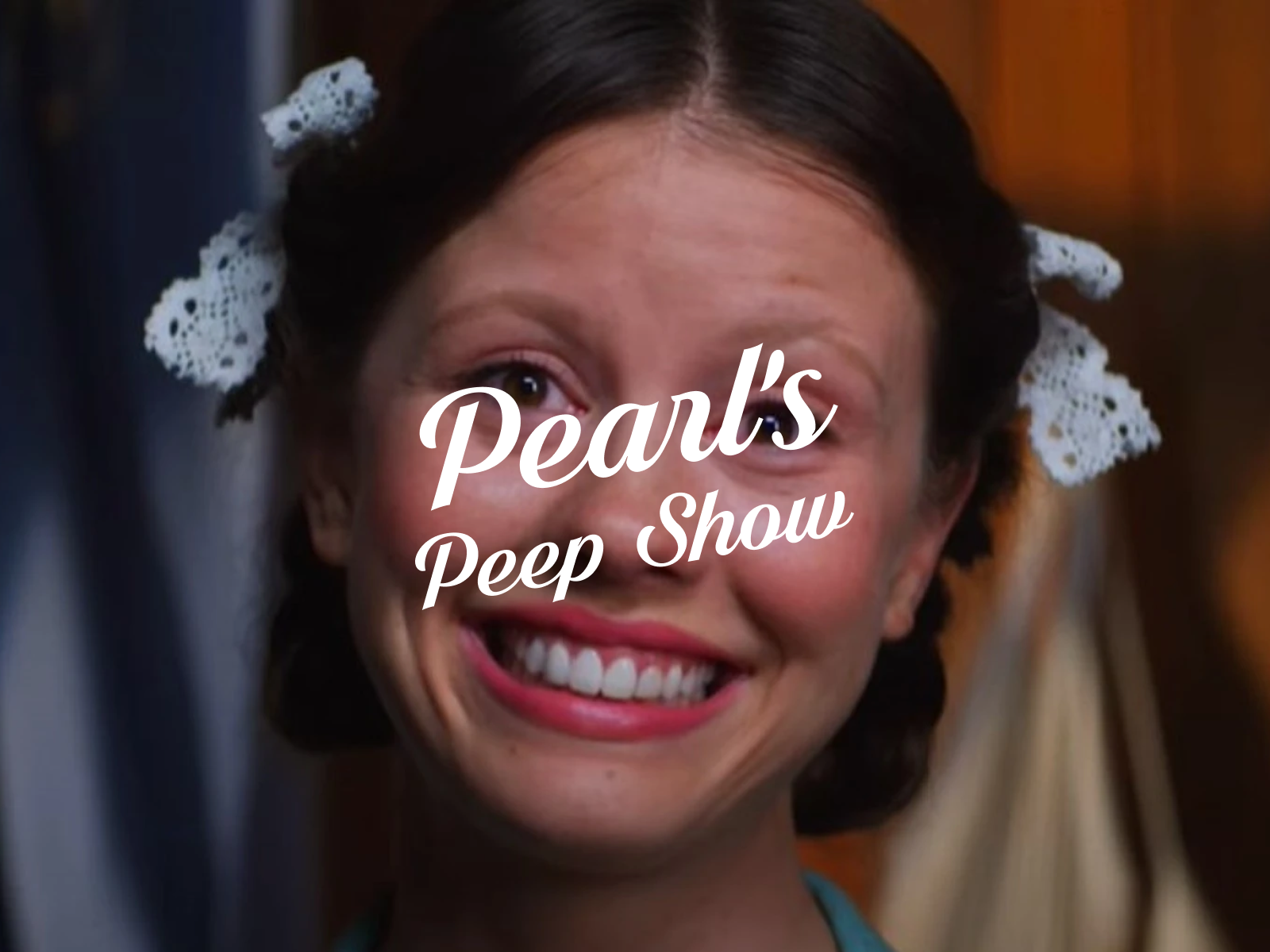 Pearl's Peep Show award-winning website design screenshot 1