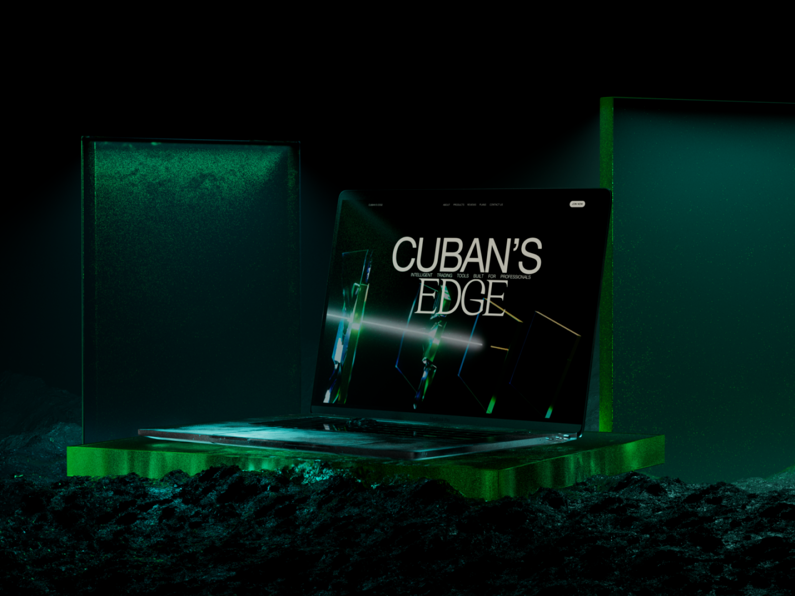 CUBAN'S EDGE award-winning website design screenshot 1