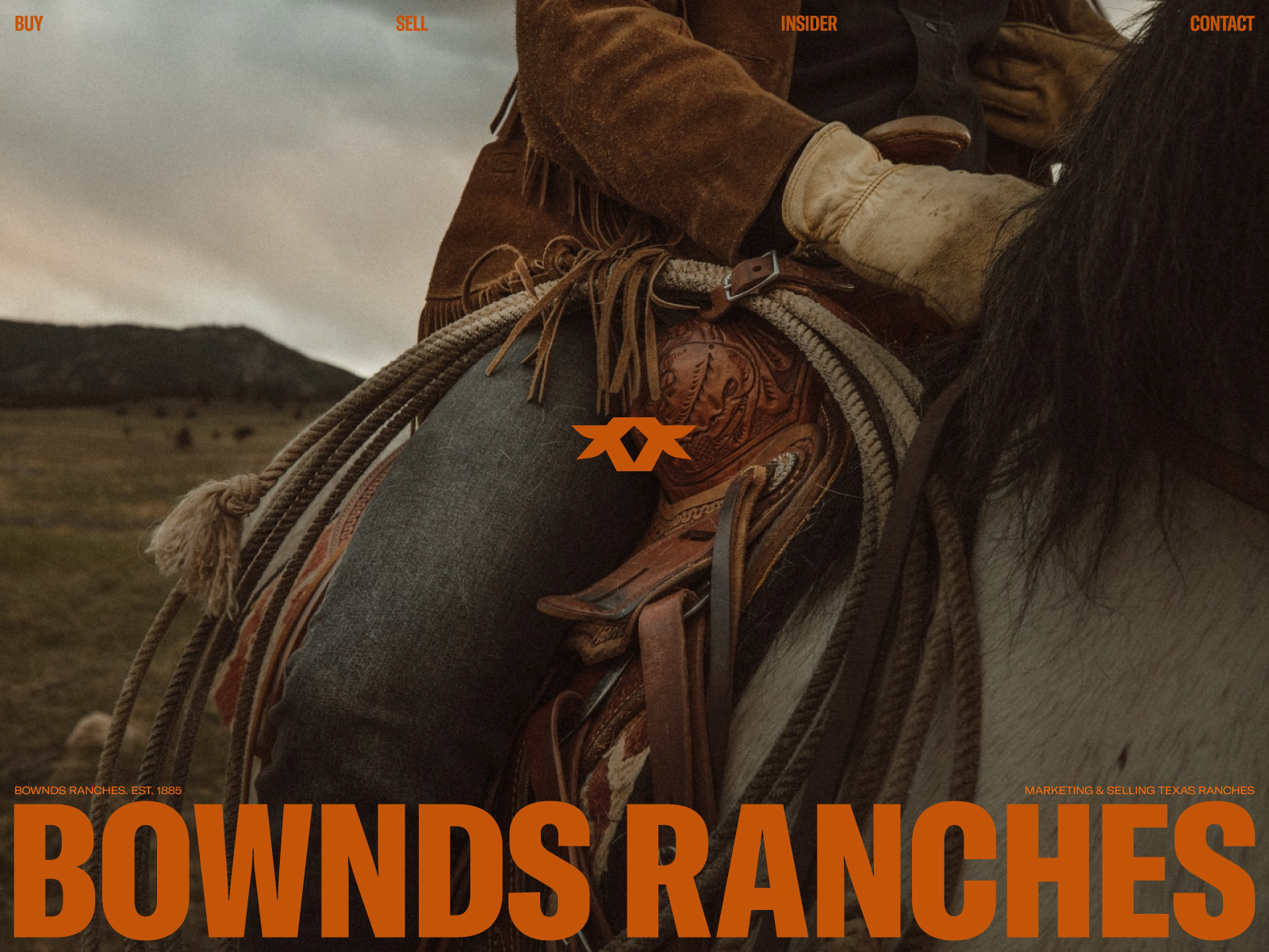 Bownds Ranches award-winning website design screenshot 1