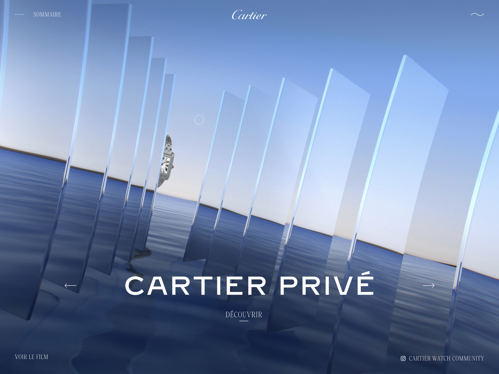 Cartier Watches and Wonders Awwwards SOTD