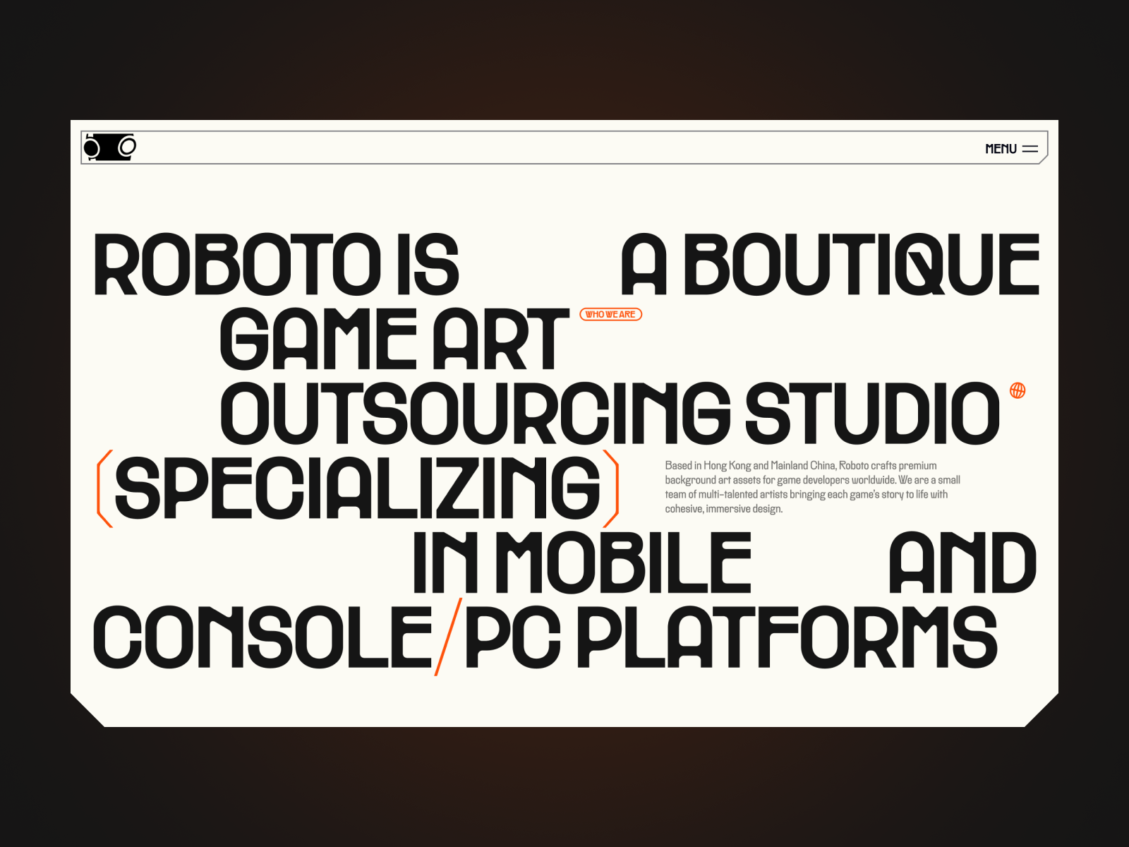 Fcfbf4 Roboto Entertainment - Awwwards SOTD