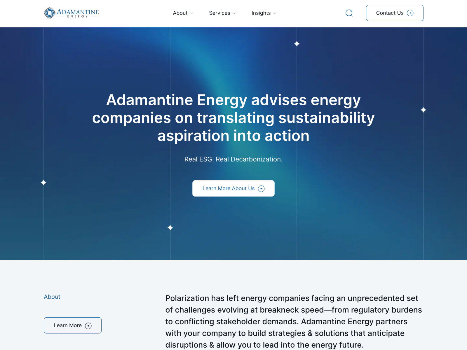 Adamantine Energy Awwwards Nominee