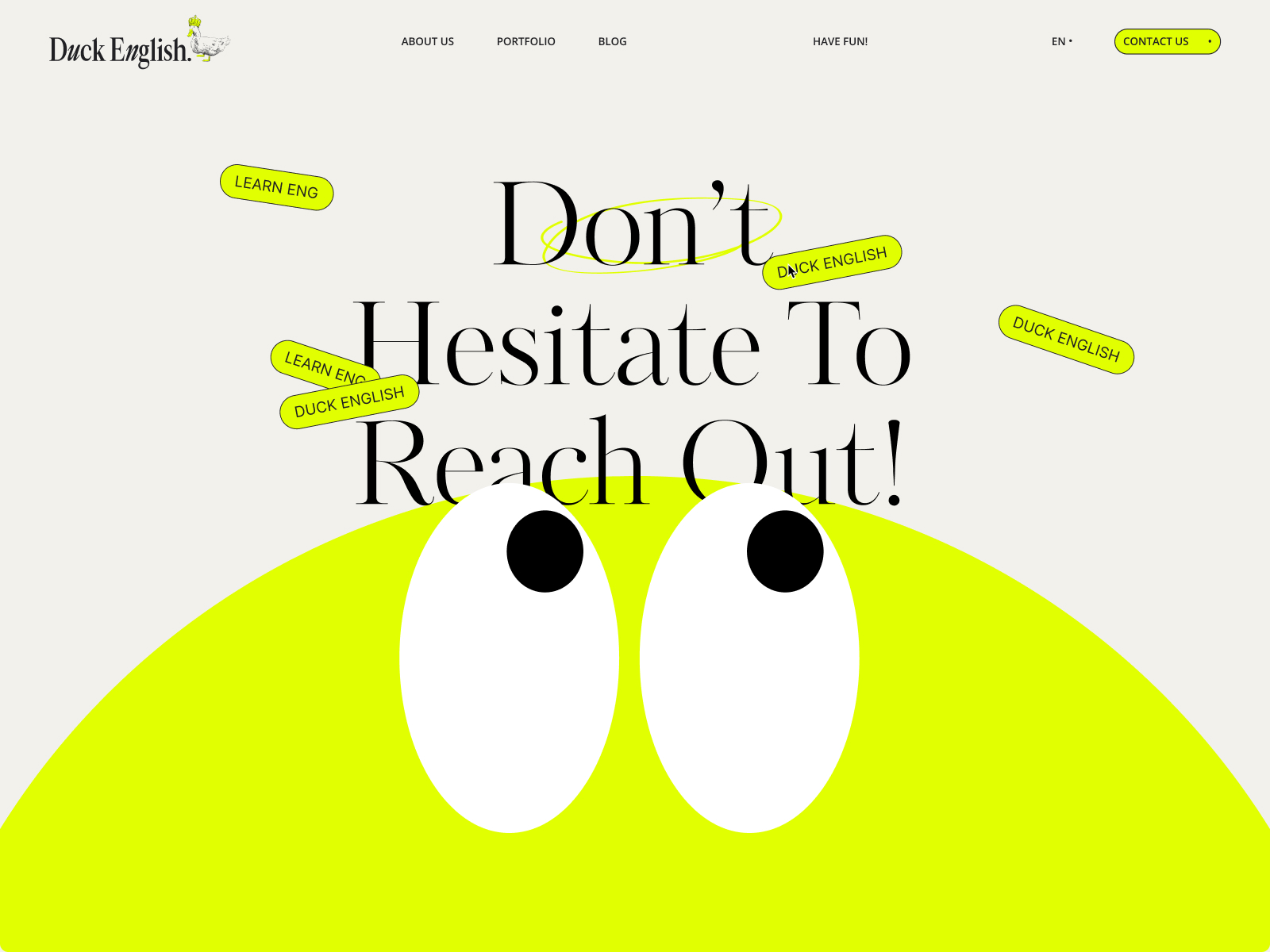 Duck English 🦆 - Awwwards SOTD