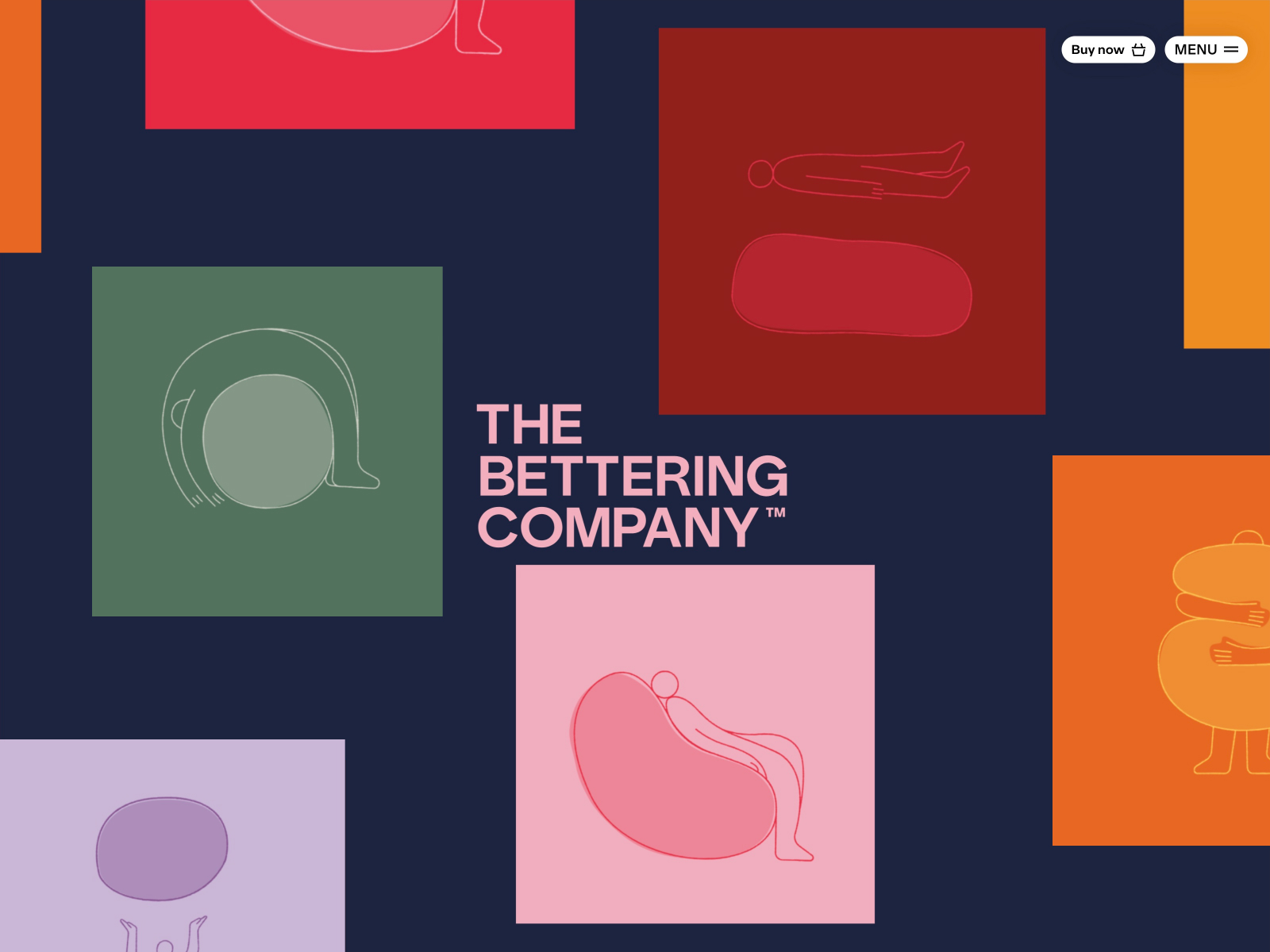 The Bettering Company award-winning website design screenshot 1